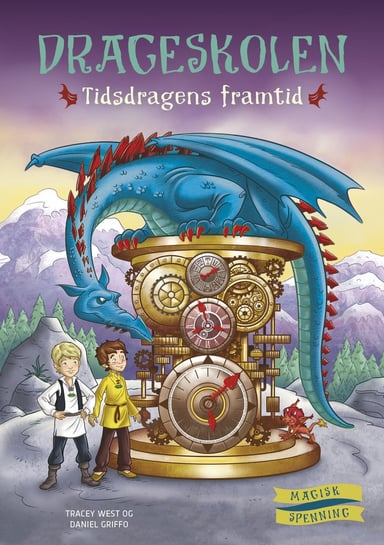 Omslag av "Drageskolen 15: Tidsdragens framtid"