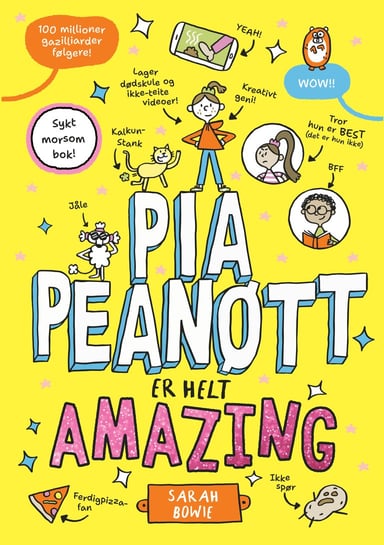 Omslag av "Pia Peanøtt er helt amazing"